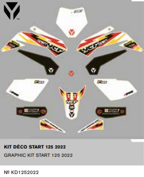 GRAPHIC KIT - START F125 (Not SE) - 2022