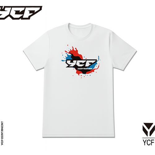 YCF T-SHIRT WHITE MENS SM 2022