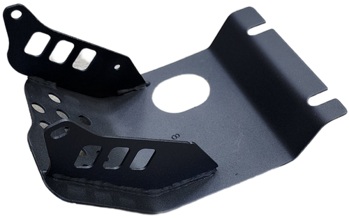 SKID PLATE FOR START - BLACK 2mm STEEL