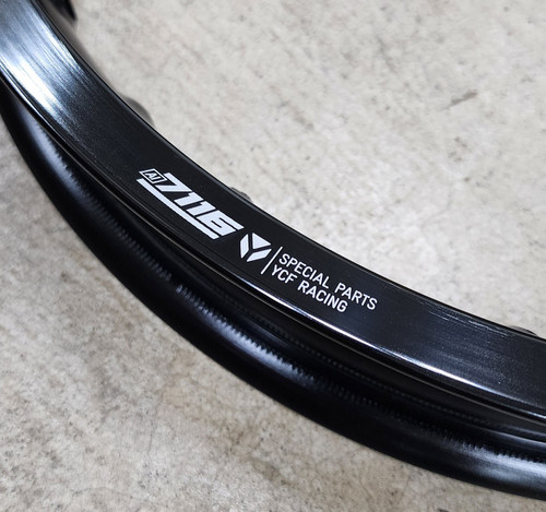 ALUMINUM 7116 RIM FOR REAR WHEEL 2.15x16" BLACK 2022 8K