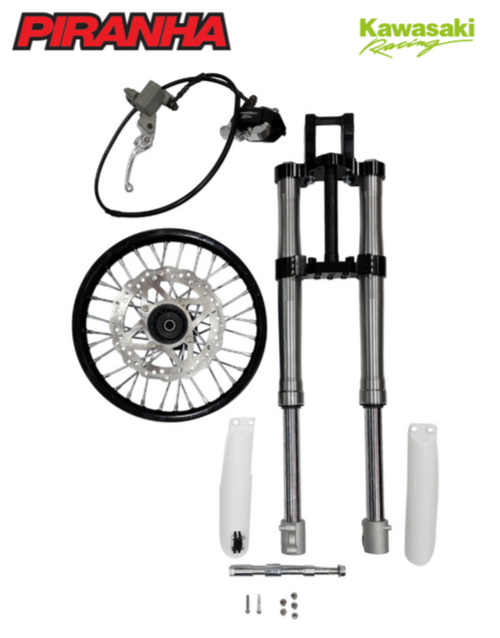 PIRANHA V3 COMPLETE FRONT END  FOR KLX110
