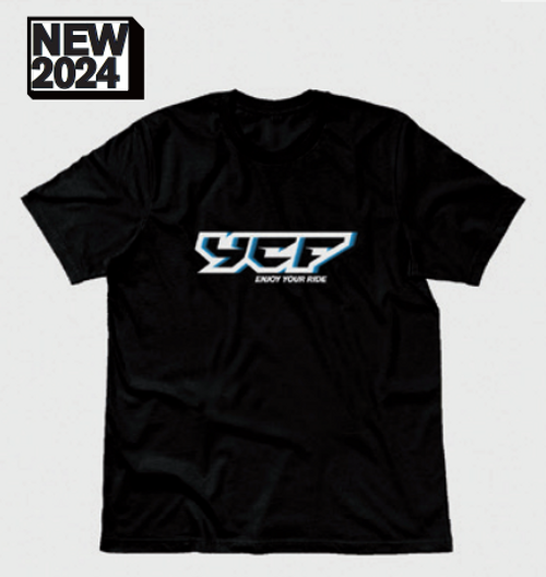 YCF T-SHIRT BLACK - LG