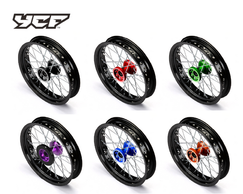 COMPLETE AL FRONT WHL 2.50x14" FT ORANGE