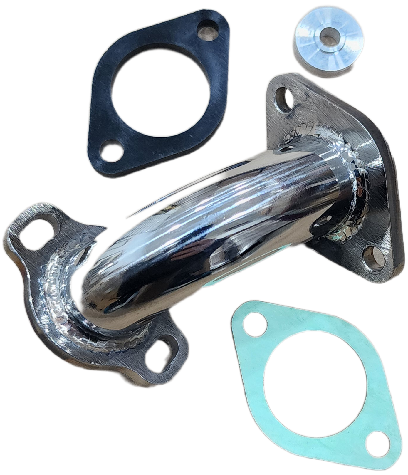thumbnail image 2 of TBparts 12-Way Rotating Intake Manifold Spacer For Honda ATC70 TRX90 - 21mm ID 2 of 6