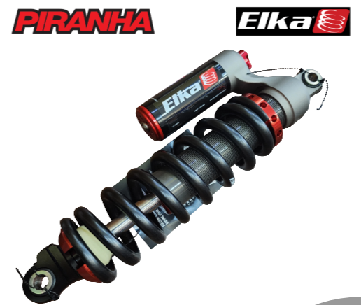 ELKA STAGE 4 - 330mm REAR SHOCK - PIRANHA - Wholesale Cycle