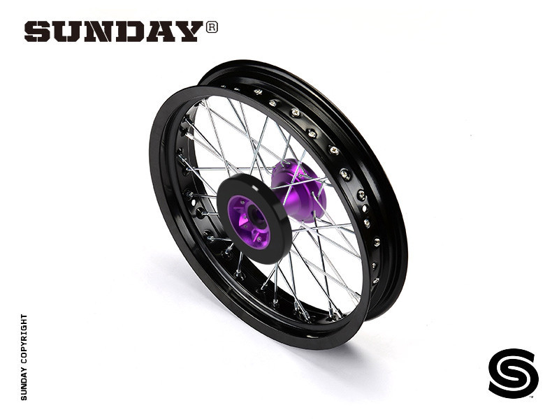 Motorcycle Wheels Purple Bike Rims YC110-0601-6002-PU