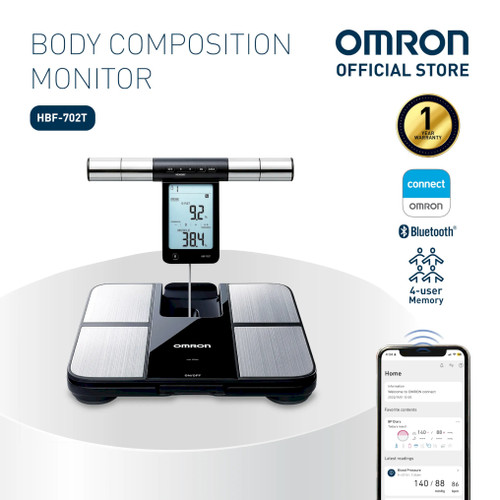 Scale for Body composition, 4 sensors, with handle and bluetooth