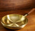Handcrafted Brass Frying Pan with Wooden Handle For Cooking  Size 39