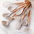 Silicone Kitchen Utensil Set 12 Piece Grey with Holder
