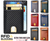 Mens Leather Slim Wallet Credit Card Holder RFID Blocking Pocket ID