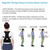 Posture Corrector Support Magnetic Back Shoulder Brace Belt Band For