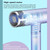 Foldable Hair Dryer Blower Electric Negative Ion Blower Mini Folding