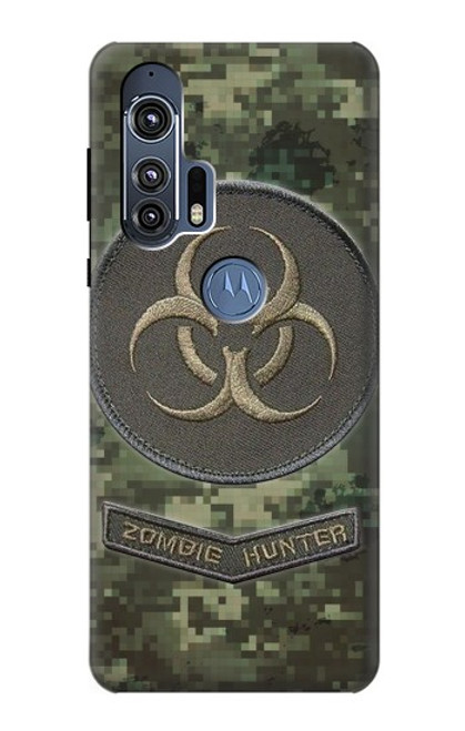 W3468 Biohazard Zombie Hunter Graphic Hard Case and Leather Flip Case For Motorola Edge+