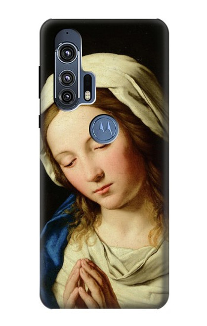 W3476 Virgin Mary Prayer Hard Case and Leather Flip Case For Motorola Edge+