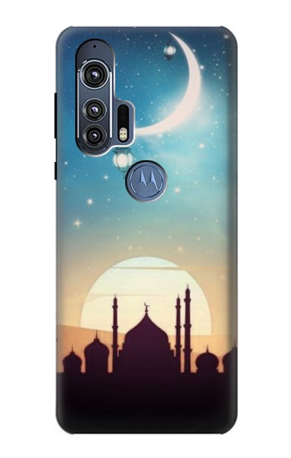 W3502 Islamic Sunset Hard Case and Leather Flip Case For Motorola Edge+