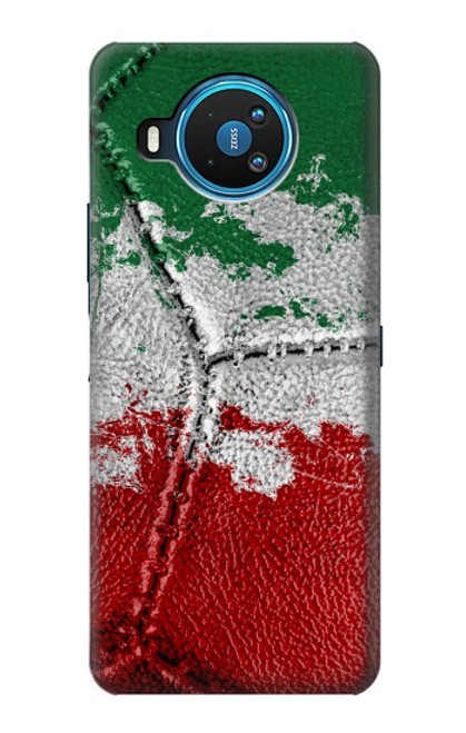 W3318 Italy Flag Vintage Football Graphic Hard Case and Leather Flip Case For Nokia 8.3 5G