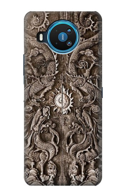 W3395 Dragon Door Hard Case and Leather Flip Case For Nokia 8.3 5G