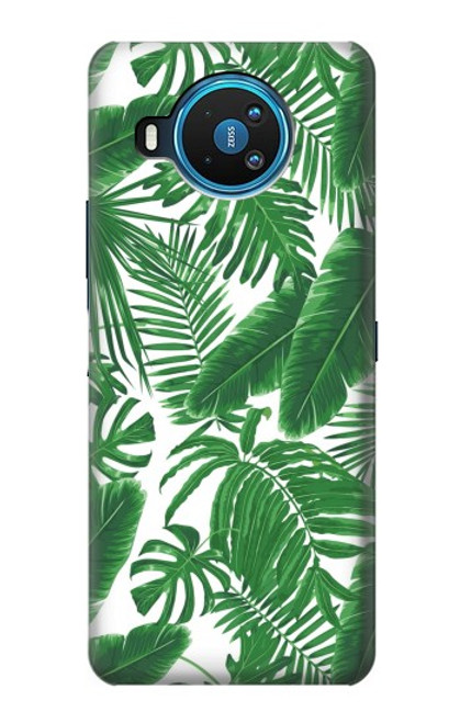 W3457 Paper Palm Monstera Hard Case and Leather Flip Case For Nokia 8.3 5G