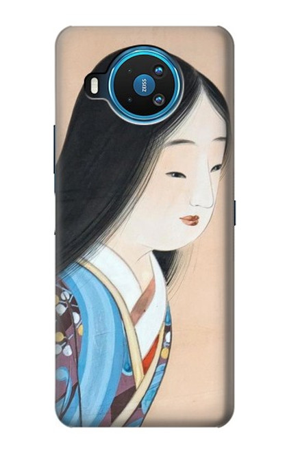 W3483 Japan Beauty Kimono Hard Case and Leather Flip Case For Nokia 8.3 5G