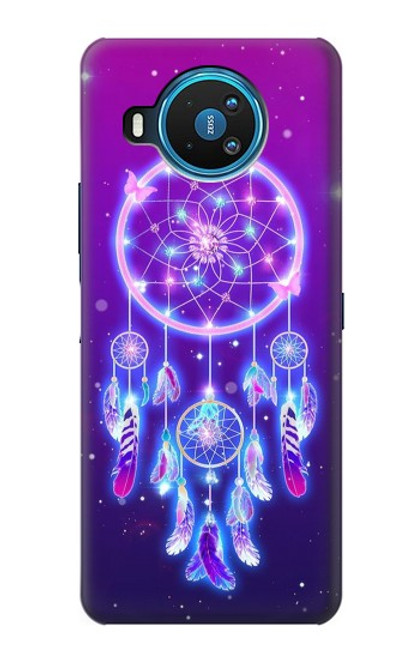 W3484 Cute Galaxy Dream Catcher Hard Case and Leather Flip Case For Nokia 8.3 5G