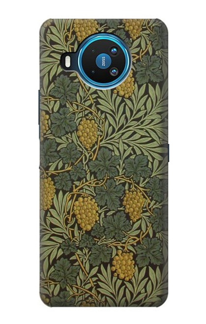 W3662 William Morris Vine Pattern Hard Case and Leather Flip Case For Nokia 8.3 5G