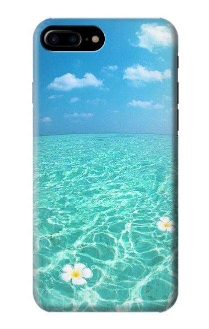W3720 Summer Ocean Beach Hard Case and Leather Flip Case For iPhone 7 Plus, iPhone 8 Plus