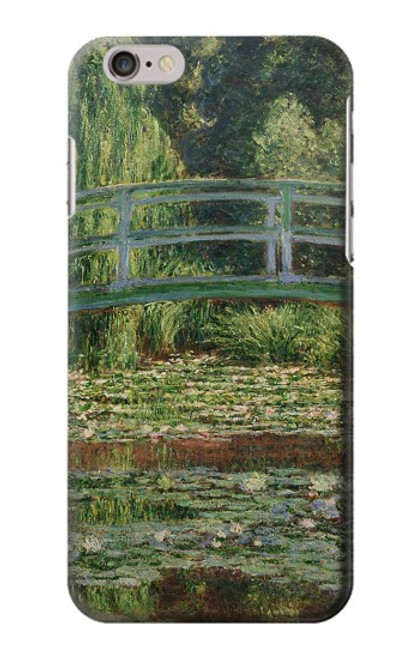 W3674 Claude Monet Footbridge and Water Lily Pool Hard Case and Leather Flip Case For iPhone 6 6S