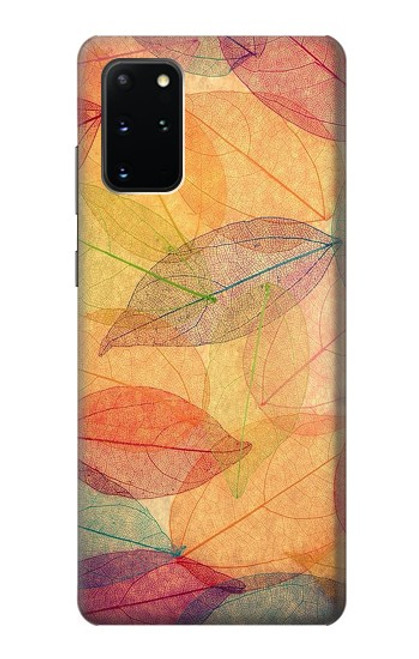 W3686 Fall Season Leaf Autumn Hard Case and Leather Flip Case For Samsung Galaxy S20 Plus, Galaxy S20+