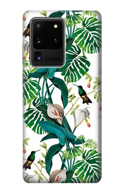 W3697 Leaf Life Birds Hard Case and Leather Flip Case For Samsung Galaxy S20 Ultra