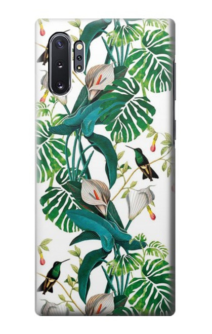 W3697 Leaf Life Birds Hard Case and Leather Flip Case For Samsung Galaxy Note 10 Plus