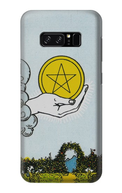 W3722 Tarot Card Ace of Pentacles Coins Hard Case and Leather Flip Case For Note 8 Samsung Galaxy Note8