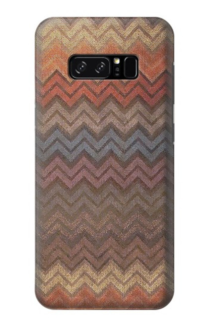 W3752 Zigzag Fabric Pattern Graphic Printed Hard Case and Leather Flip Case For Note 8 Samsung Galaxy Note8