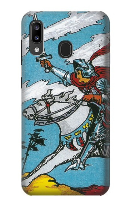 W3731 Tarot Card Knight of Swords Hard Case and Leather Flip Case For Samsung Galaxy A20, Galaxy A30