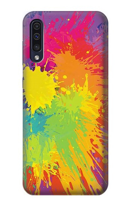 W3675 Color Splash Hard Case and Leather Flip Case For Samsung Galaxy A50