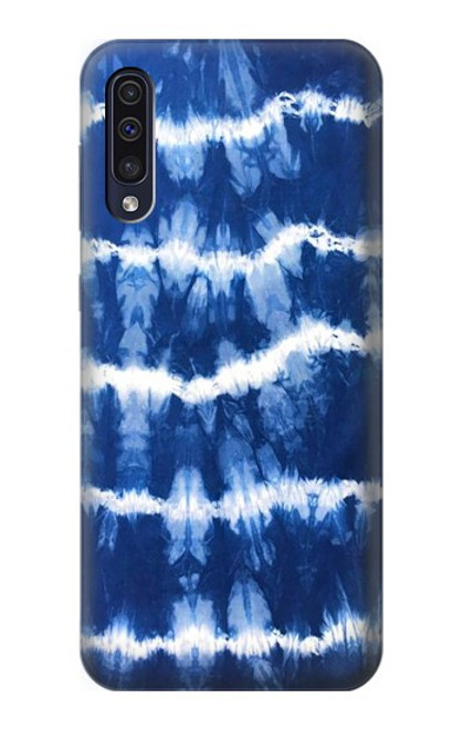W3671 Blue Tie Dye Hard Case and Leather Flip Case For Samsung Galaxy A70