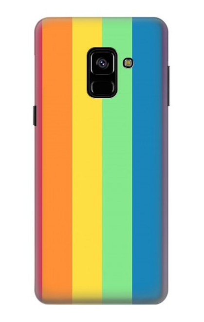 W3699 LGBT Pride Hard Case and Leather Flip Case For Samsung Galaxy A8 (2018)