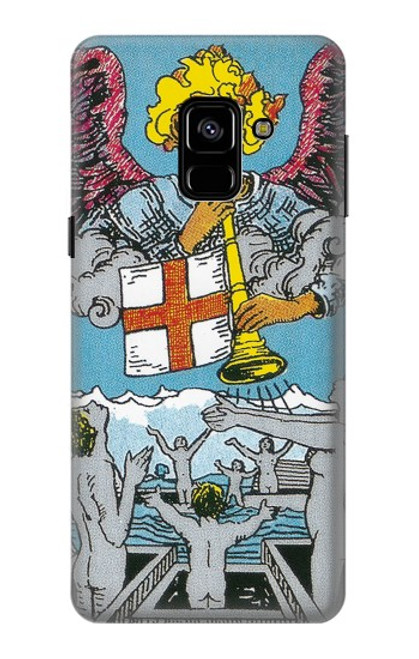 W3743 Tarot Card The Judgement Hard Case and Leather Flip Case For Samsung Galaxy A8 (2018)