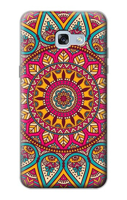W3694 Hippie Art Pattern Hard Case and Leather Flip Case For Samsung Galaxy A5 (2017)