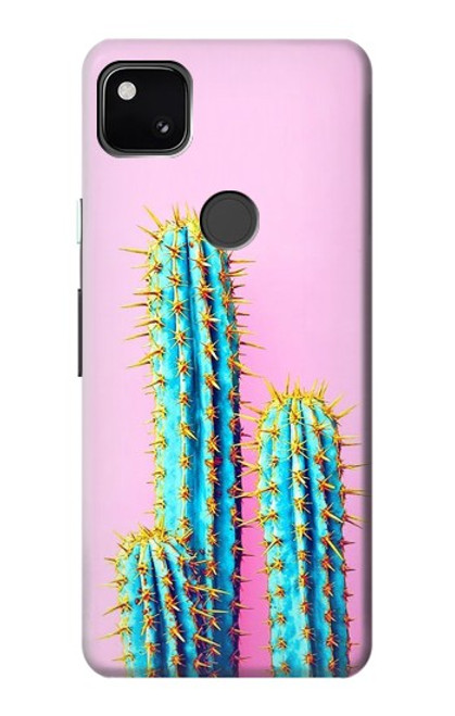 W3673 Cactus Hard Case and Leather Flip Case For Google Pixel 4a
