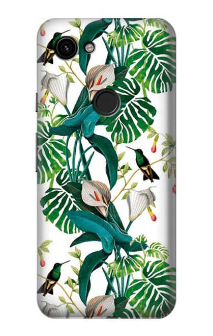 W3697 Leaf Life Birds Hard Case and Leather Flip Case For Google Pixel 3a