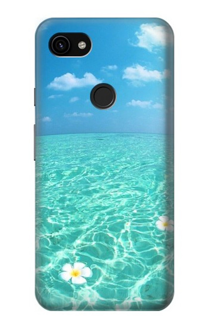 W3720 Summer Ocean Beach Hard Case and Leather Flip Case For Google Pixel 3a XL