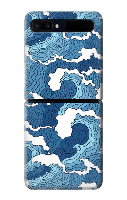 W3751 Wave Pattern Hard Case For Samsung Galaxy Z Flip 5G