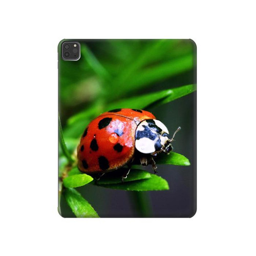 W0263 Ladybug Tablet Hard Case For iPad Pro 11 (2021,2020,2018, 3rd, 2nd, 1st)