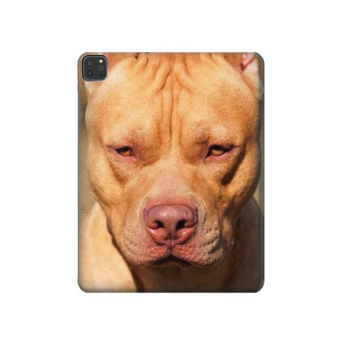 W2903 American Pitbull Dog Tablet Hard Case For iPad Pro 11 (2021,2020,2018, 3rd, 2nd, 1st)