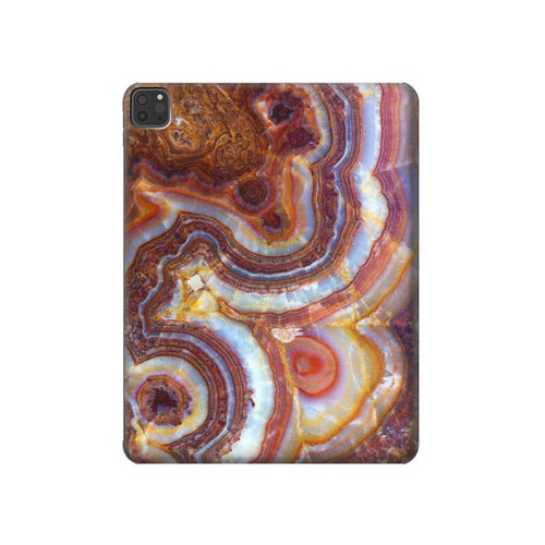 W3034 Colored Marble Texture Printed Tablet Hard Case For iPad Pro 11 (2021,2020,2018, 3rd, 2nd, 1st)