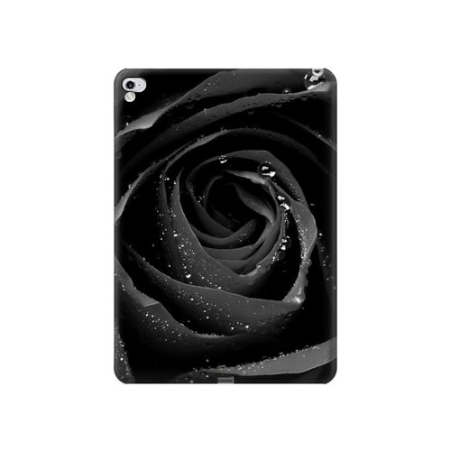 W1598 Black Rose Tablet Hard Case For iPad Pro 12.9 (2015,2017)