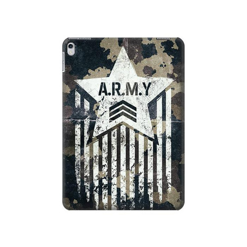 W3666 Army Camo Camouflage Tablet Hard Case For iPad Air 2, iPad 9.7 (2017,2018), iPad 6, iPad 5