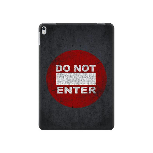 W3683 Do Not Enter Tablet Hard Case For iPad Air 2, iPad 9.7 (2017,2018), iPad 6, iPad 5