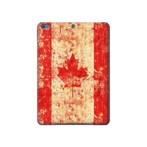 W1603 Canada Flag Old Vintage Tablet Hard Case For iPad Pro 10.5, iPad Air (2019, 3rd)