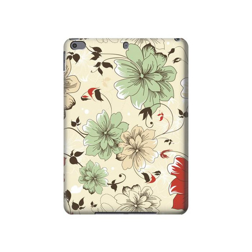 W2179 Flower Floral Vintage Art Pattern Tablet Hard Case For iPad Pro 10.5, iPad Air (2019, 3rd)